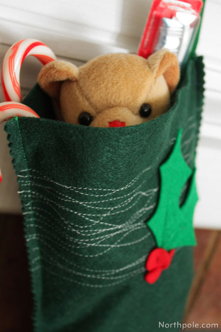 Ho Ho Holly Stocking