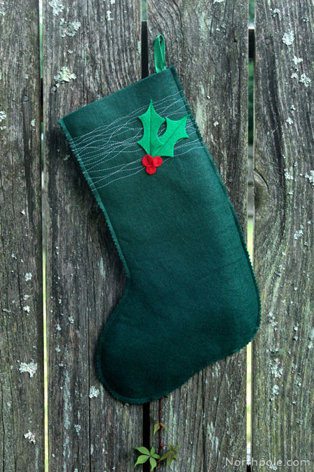 Ho Ho Holly Stocking