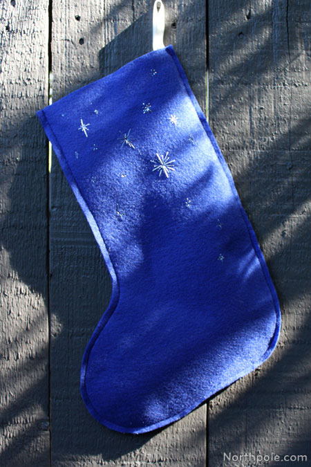 A Starry Night Stocking