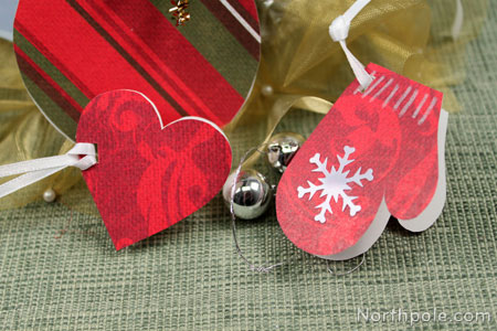 Cut other shapes like mittens, hearts, or stockings!