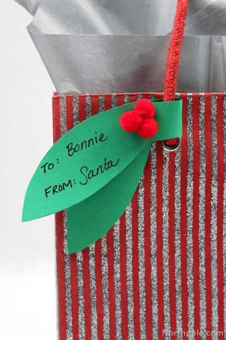 Holly Leaf Tag