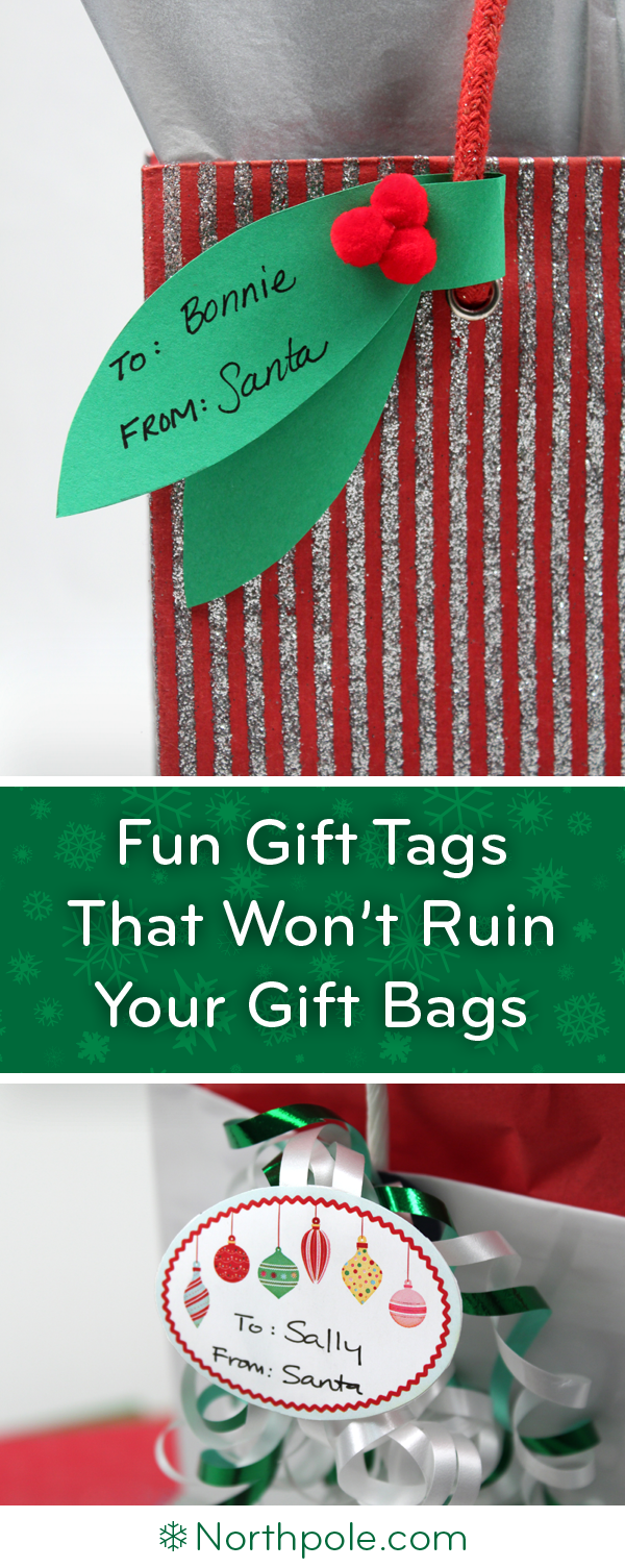 Fun Gift Tags That Won't Ruin Your Gift Bags • Northpole.com Craft Cottage