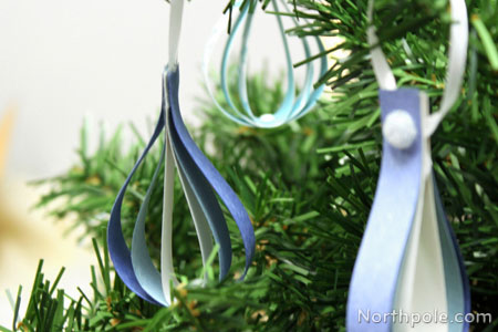 Paper Teardrop Ornaments