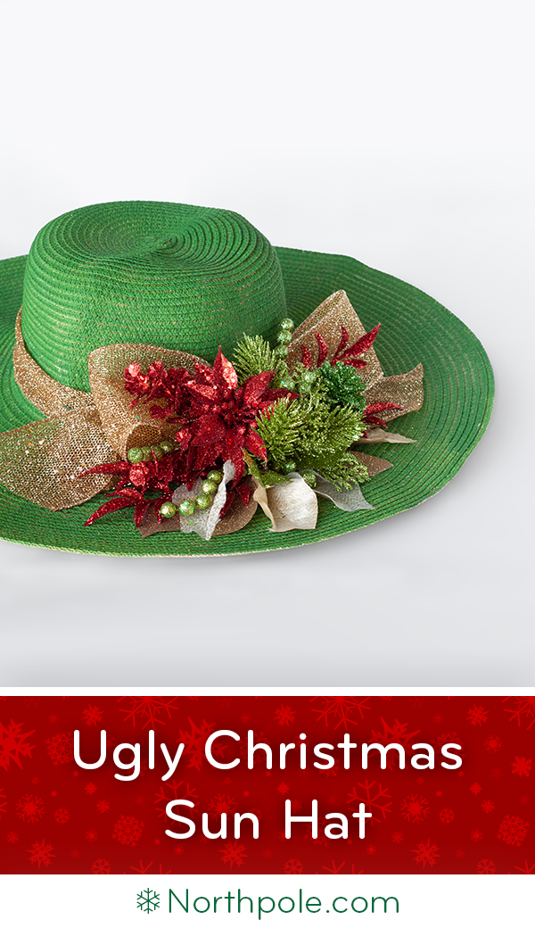 Ugly Christmas in July Hat • Northpole.com Craft Cottage
