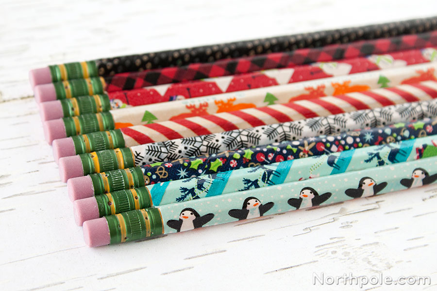 10 Ways to Washi Your Holidays: Embellish Pencils + Create a Stationery Set
