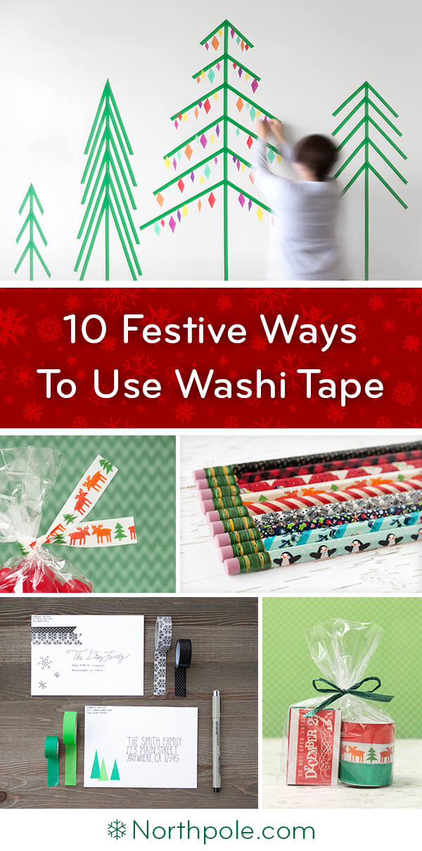 10 Ways to Washi Your Holidays • Northpole.com Craft Cottage