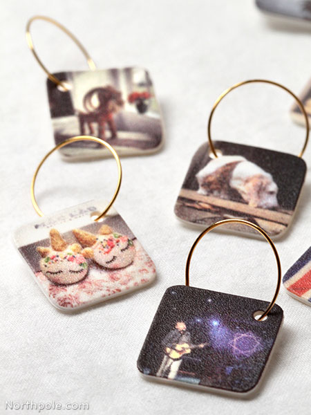Instagram Memories Wine Charms Instagram Memories Wine Charms • Made from shrink plastic • Great for holiday parties!