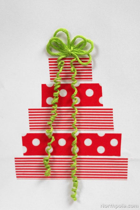 Make a bow from embroidery floss