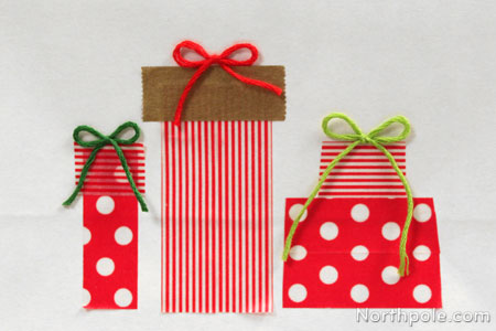 Washi tape Christmas presents