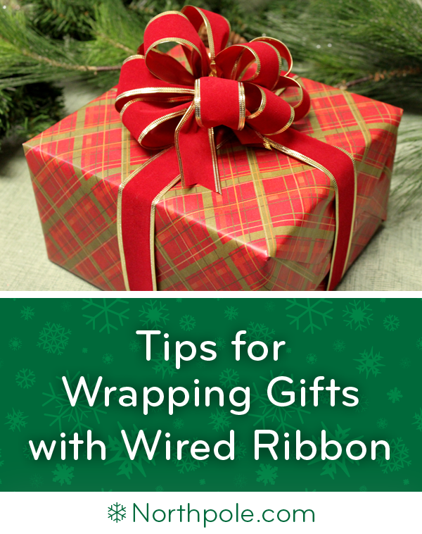 How to Wrap Gifts With Wired Ribbon • Northpole.com Craft Cottage