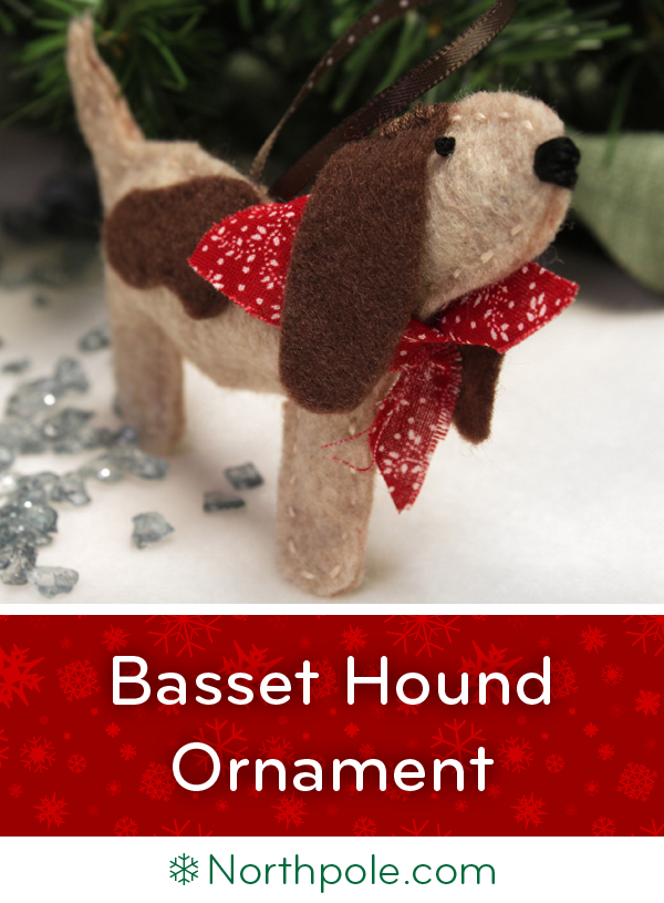 A Nosy Basset Hound • Northpole.com Craft Cottage