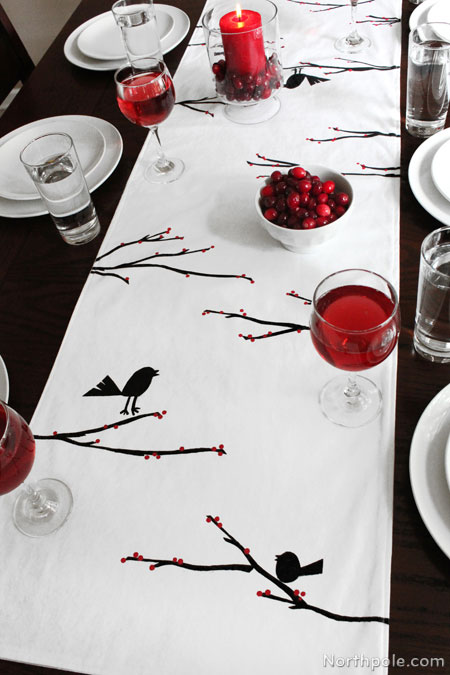 Birdy Branches Table Runner