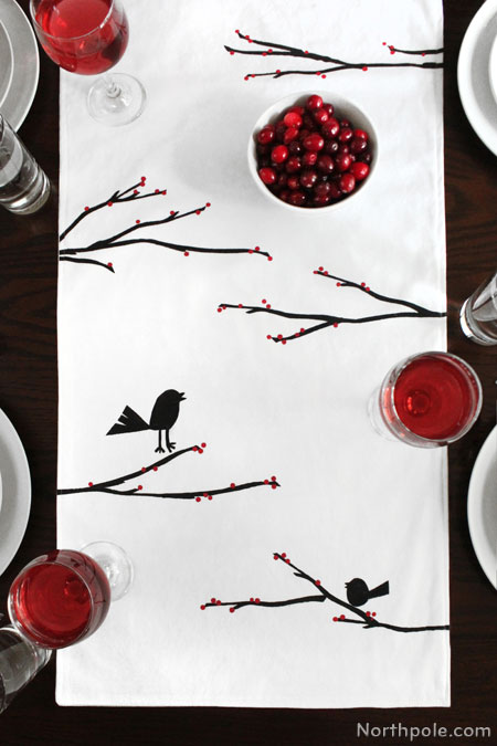 Birdy Branches Table Runner