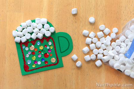 Craft Foam Hot Cocoa Mug