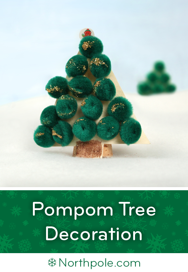 Easy Pompom Tree Decoration • Northpole.com Craft Cottage