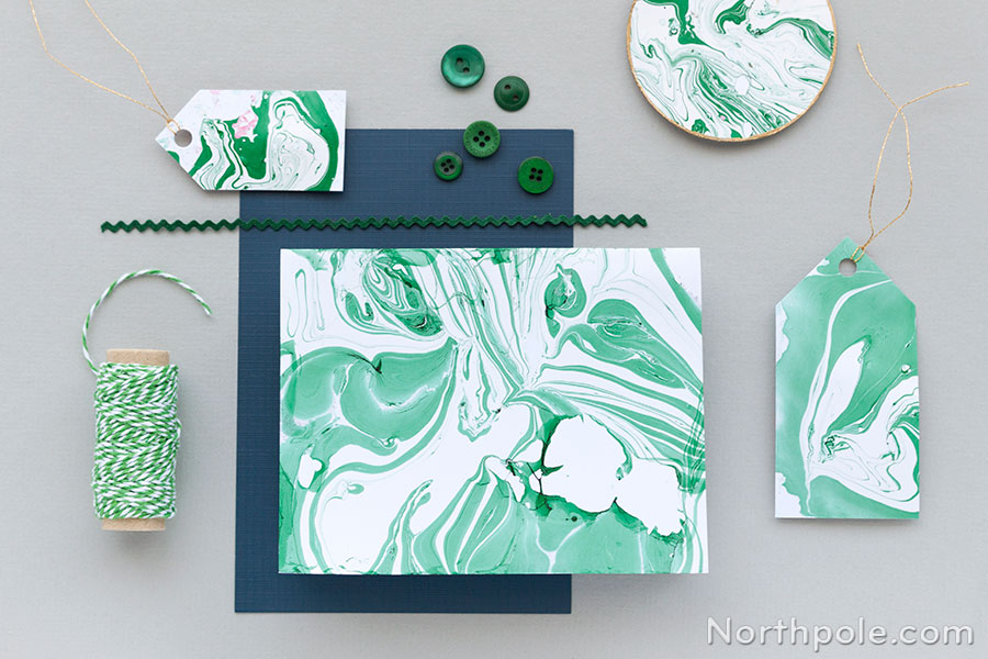 Handmade Marbled Paper