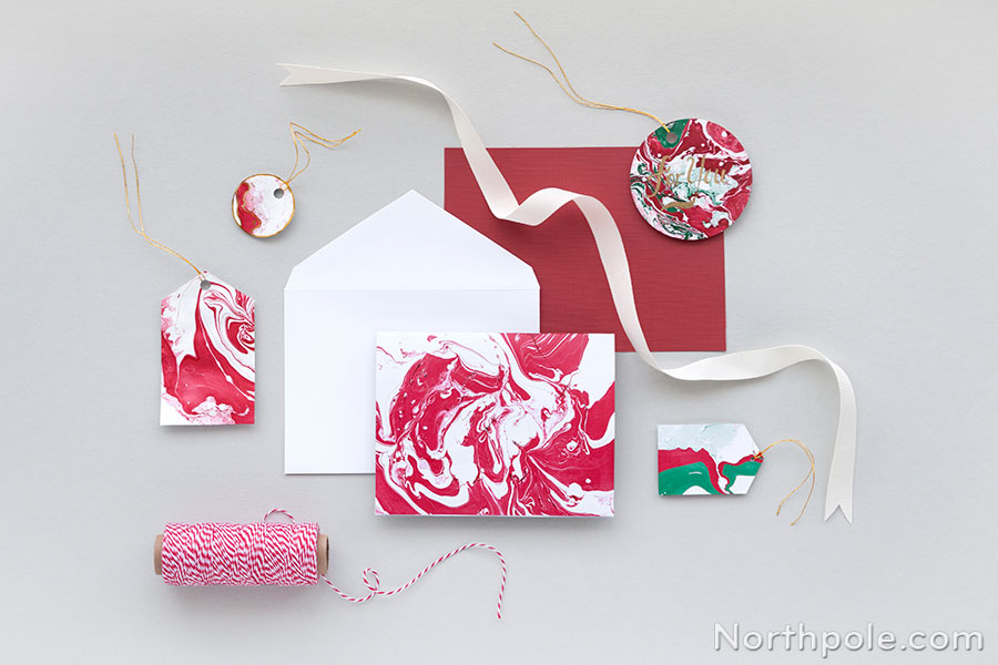 Handmade Marbled Paper