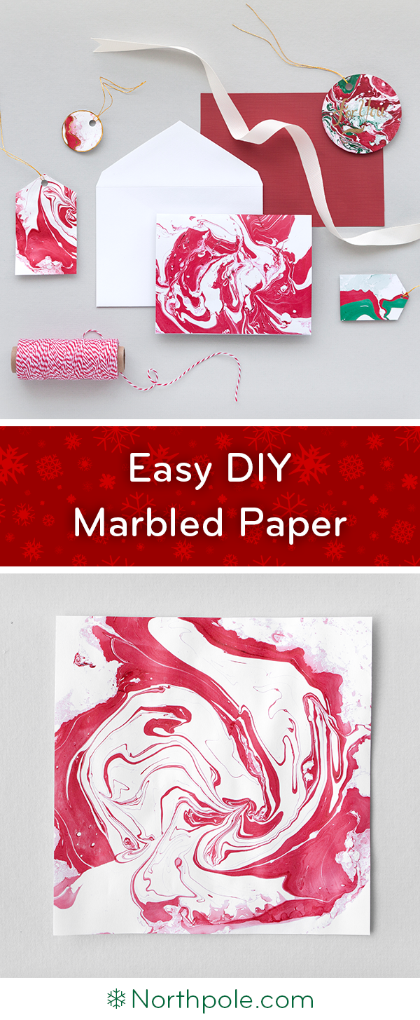 Handmade Marbled Paper • Northpole.com Craft Cottage