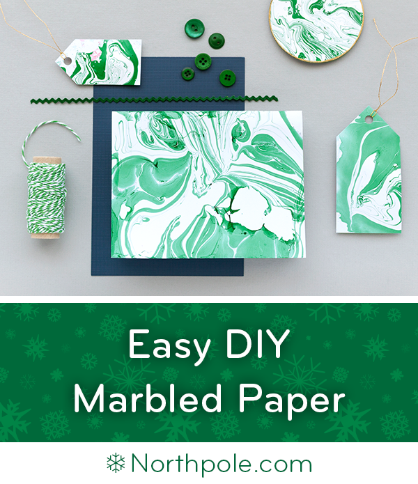 Handmade Marbled Paper • Northpole.com Craft Cottage