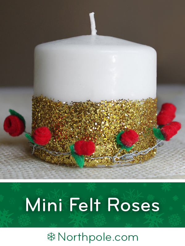 Miniature Felt Roses • Northpole.com Craft Cottage