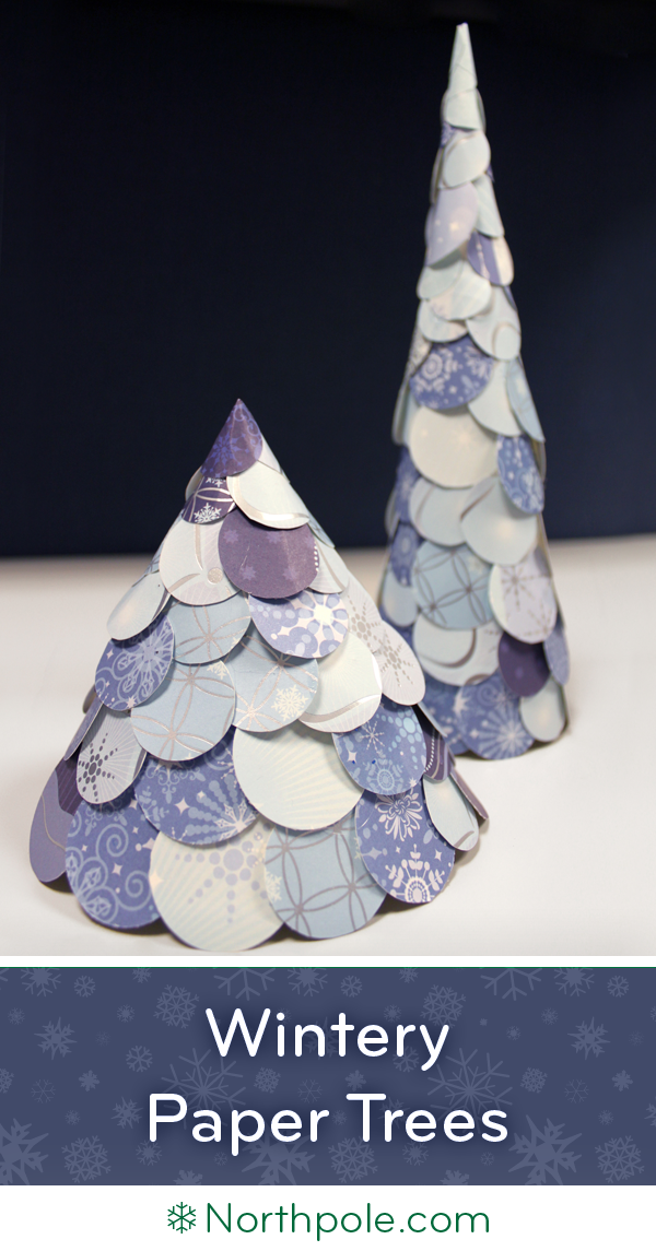 Wintery Paper Trees • Northpole.com Craft Cottage