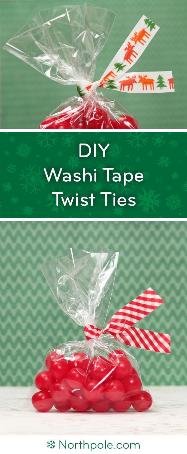 Washi Tape Twist Ties • Northpole.com Craft Cottage