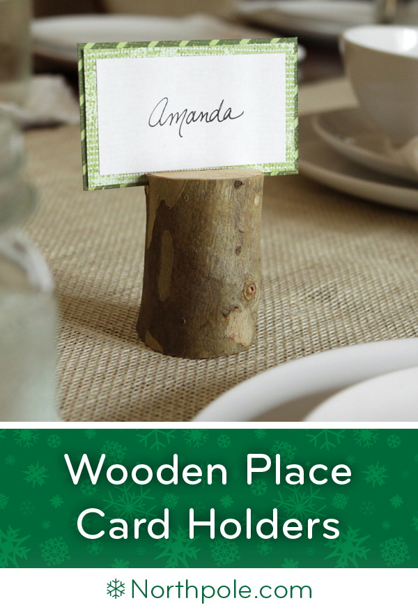 Wooden Place Card Holders • Northpole.com Craft Cottage